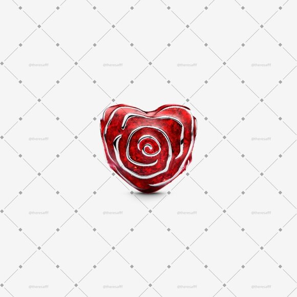 Pandora Rose Heart Charm - Picture 2 of 5